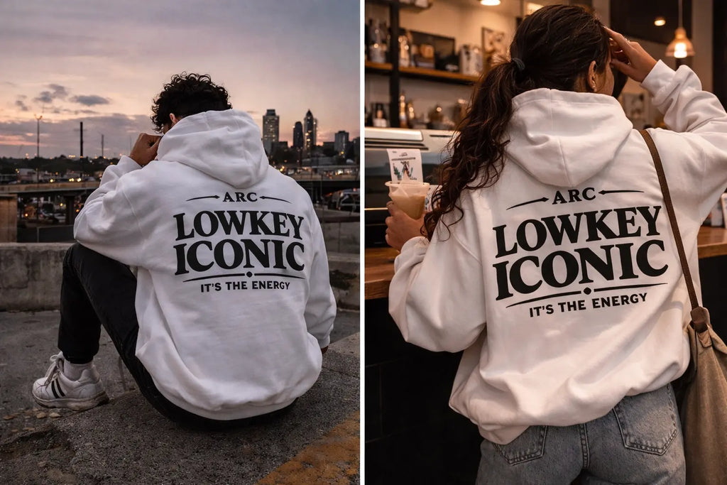 LOWKEY ICONIC – Signature Energy Hoodie IMORA