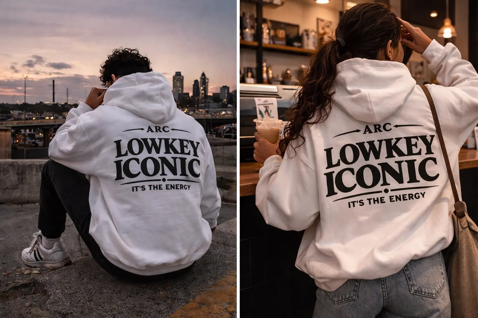 LOWKEY ICONIC – Signature Energy Hoodie IMORA