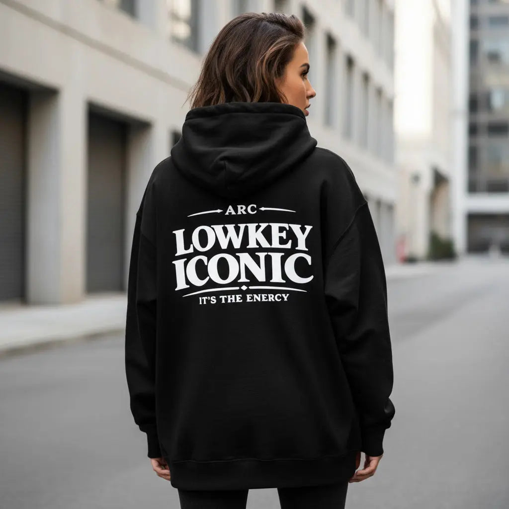 LOWKEY ICONIC – Signature Energy Hoodie IMORA