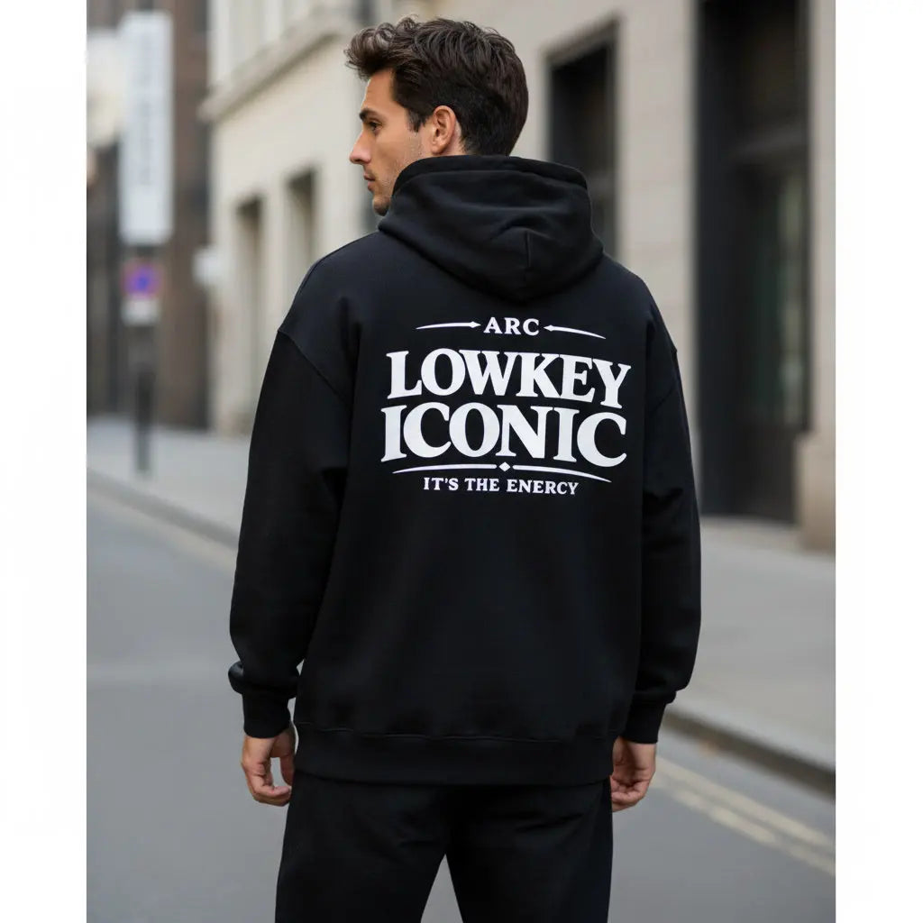 LOWKEY ICONIC – Signature Energy Hoodie IMORA
