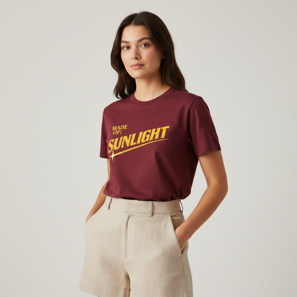 T-Shirt aus Sonnenlicht