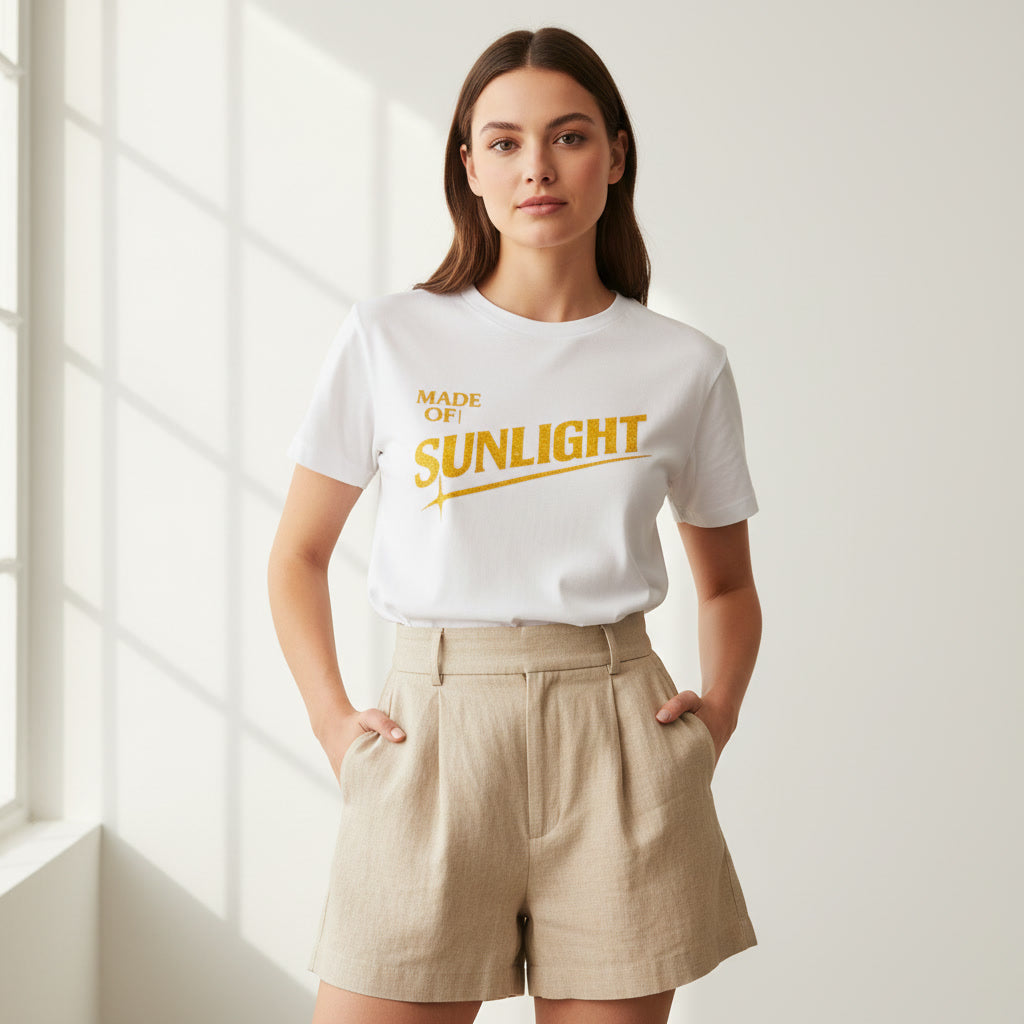 T-Shirt aus Sonnenlicht