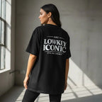 Lowkey Iconic Tee Premium Back VELORA STUDIO