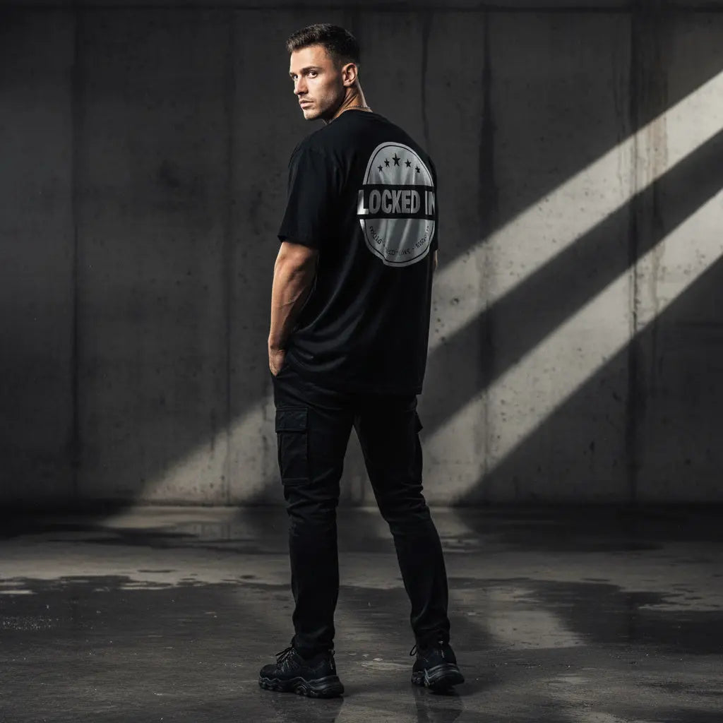 Locked In Tee – Focus. Discipline. Results. VELORA