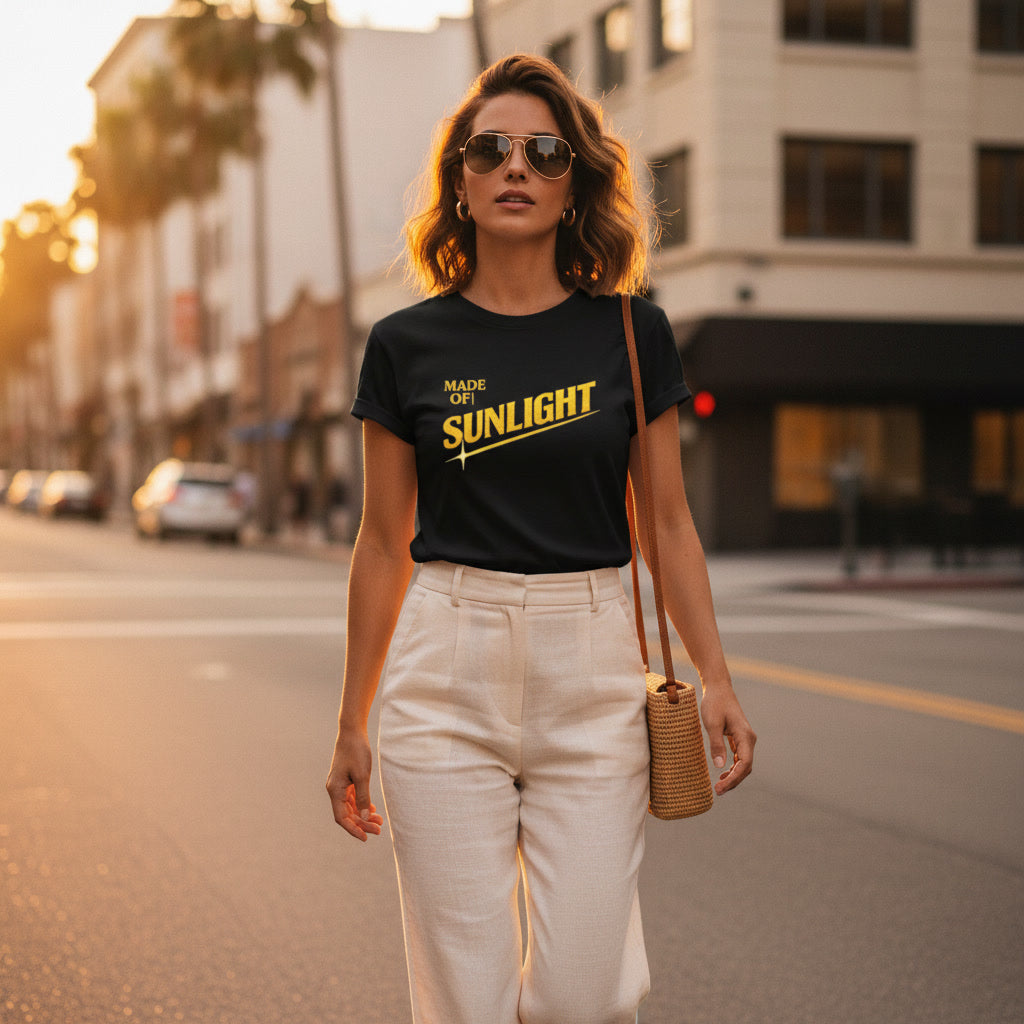 T-Shirt aus Sonnenlicht